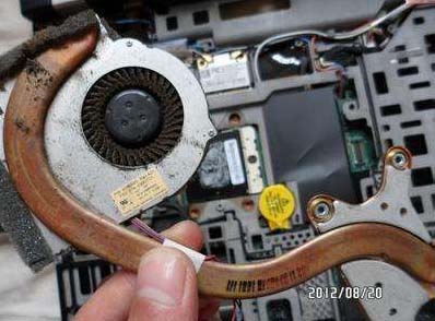 筆記本電腦CPU散熱的核心部件工作